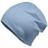 Winter hat with fleece lining - mod.3002:Long, baby blue, Cotton
